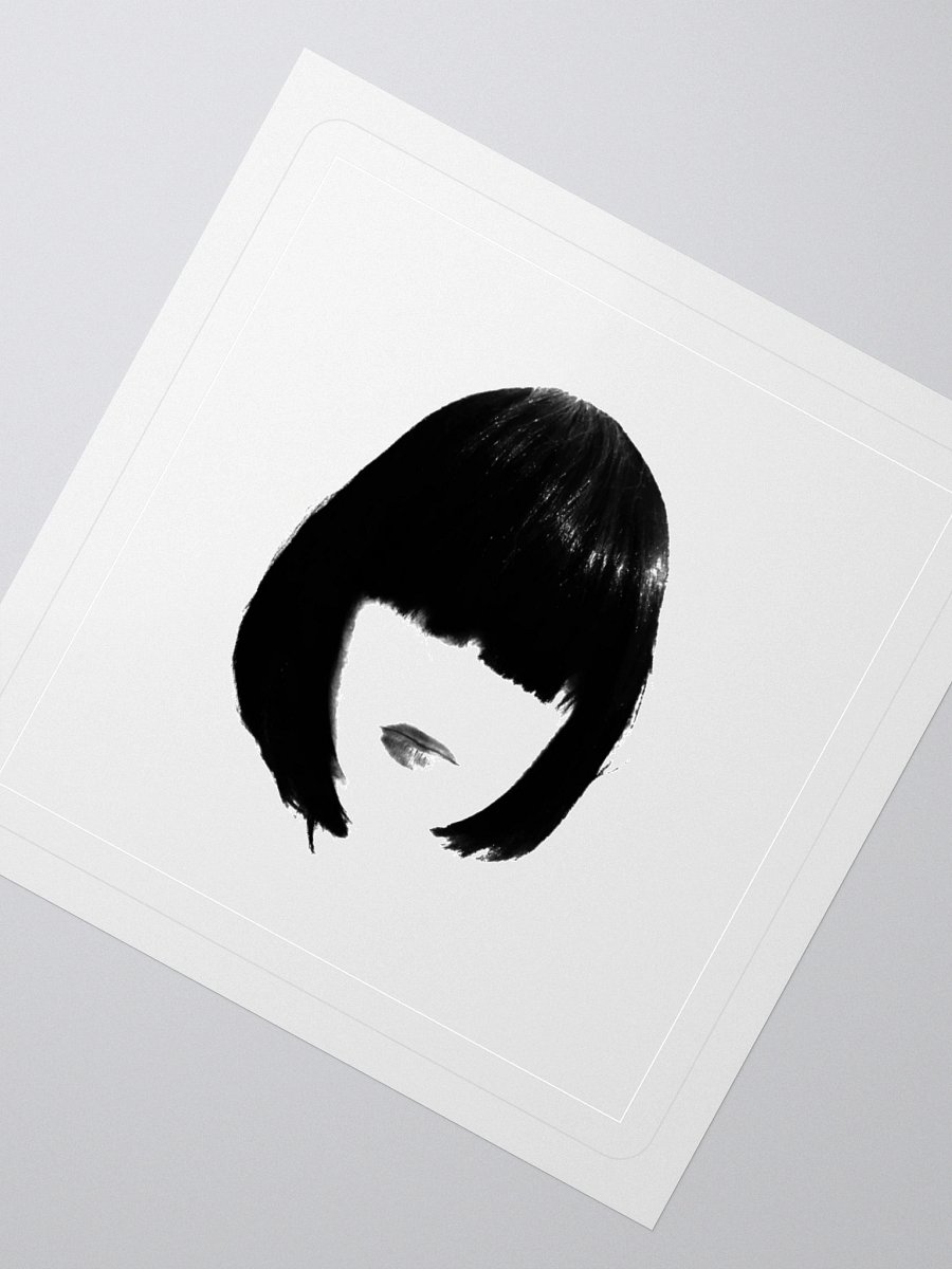 ALESSA GILLESPIE - Face Logo Sticker (White) product image (6)