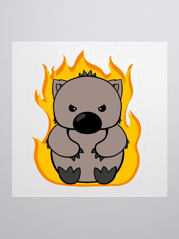 Angry Boi Wombat Sticker product image (1)