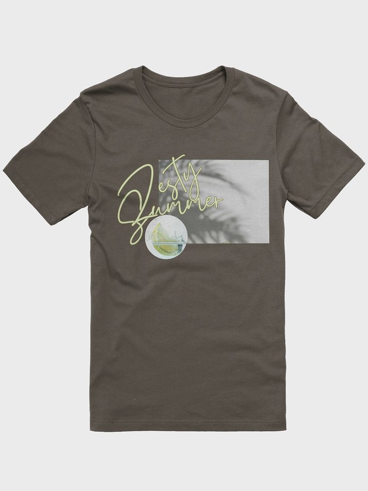 Zesty Summer T-Shirt – Citrus Splash & Calm Palm Shadow [Women’s] product image (8)