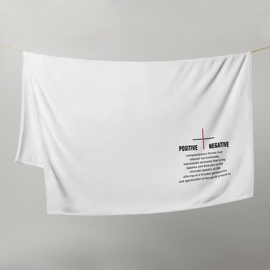 positive n negative blanket - dark fuxia line product image (6)