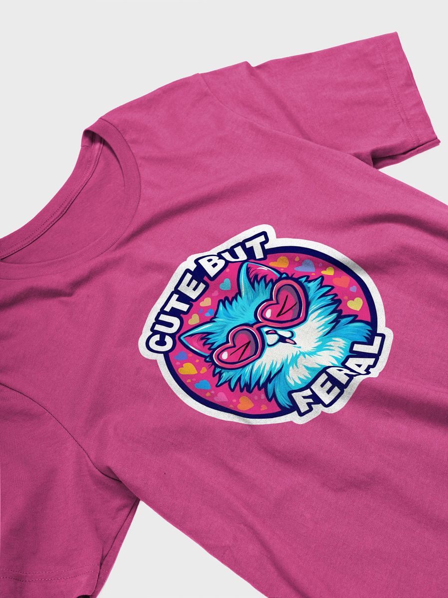 Fierce Feline Heart Sunglasses Tee product image (18)