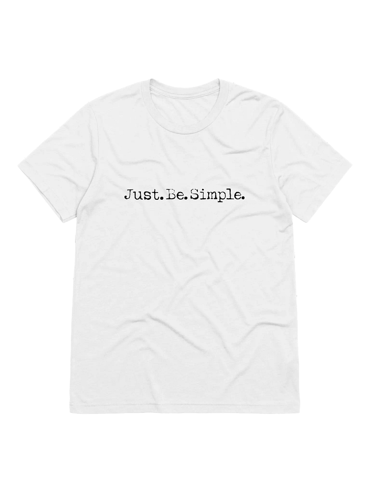 Just Be Simple White Tee product image (1)