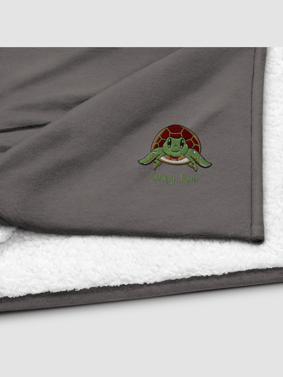 [chrispy_turtle] Port Authority Embroidered Premium Sherpa Blanket product image (6)