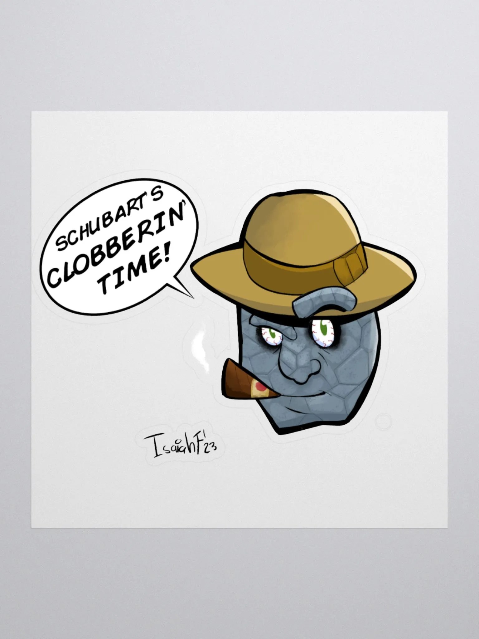 Isaiah Ferguson Grey Ben Sticker product image (1)