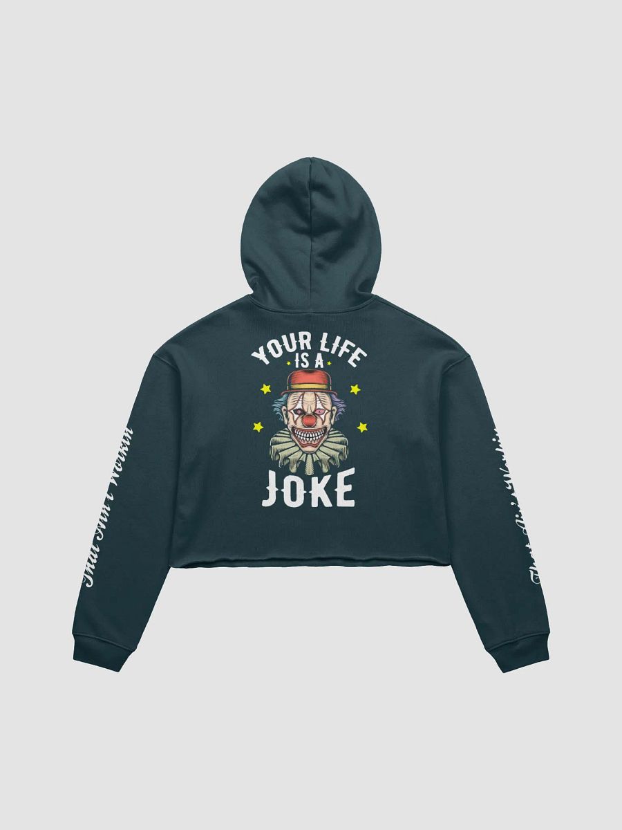 Sinister Clown Grin Crop Hoodie product image (6)