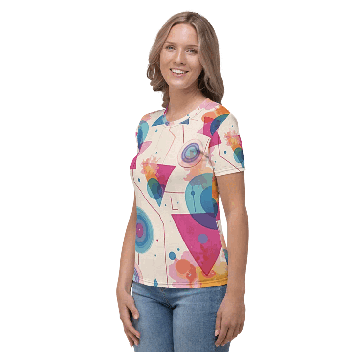 Geometric Dreams Women's Crew Neck T-Shirt product image (2)