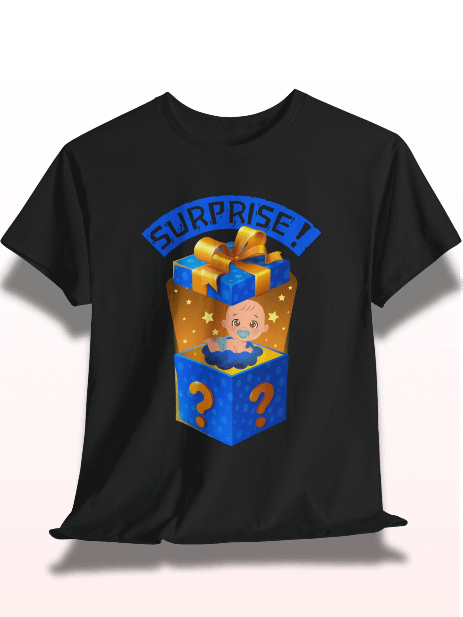 Surprise Baby Announcement T-Shirt | Baby Coming Soon Reveal Gift | Fun Expecting Parents Tee product image (1)