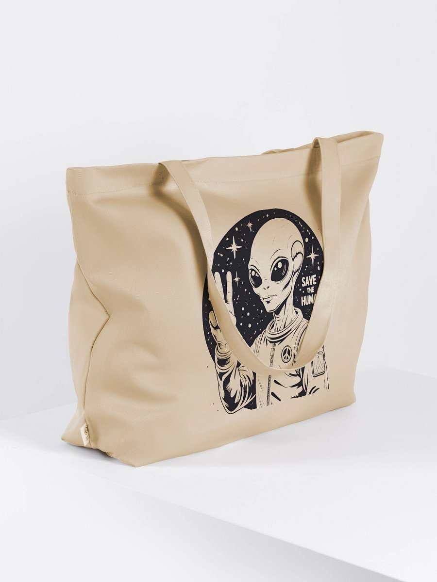 Save the Humans Alien Tote product image (4)