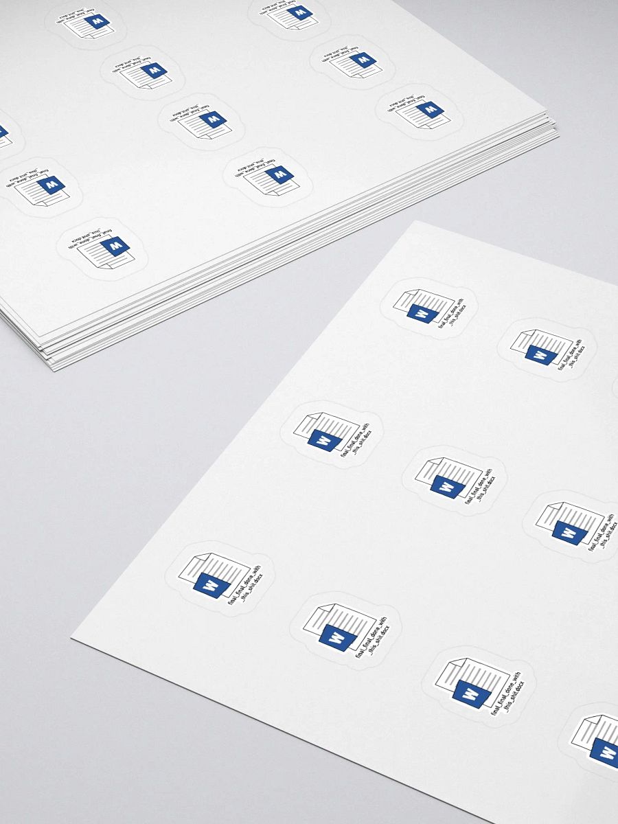 Final Name Sticker (SMALL Sheet) product image (4)
