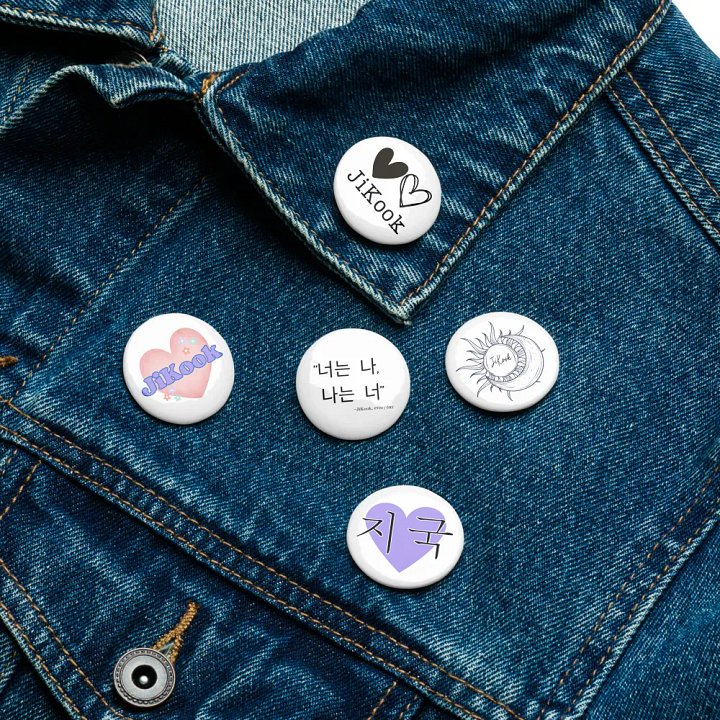 JiKook Pin Badges product image (2)