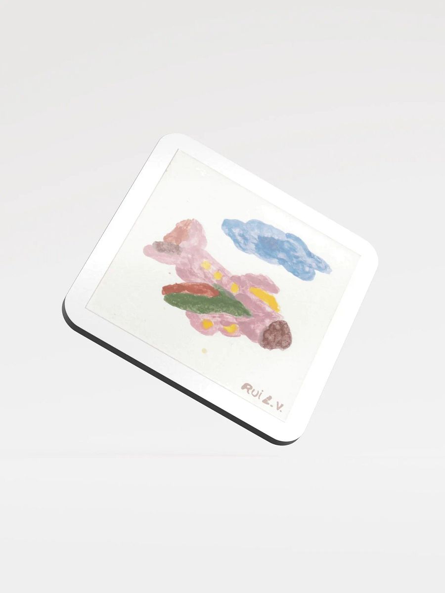 Kid Airplane (Glossed Cork Coaster) product image (1)