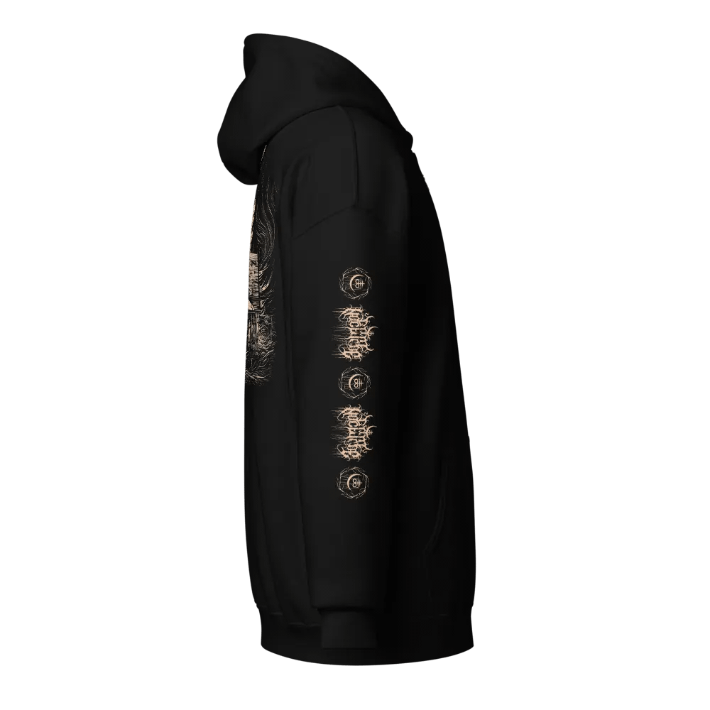 Burning Church Zipper Hoodie product image (4)