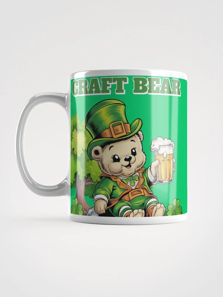 Craft Bear - St. Patrick's Day White Coffee Mug product image (10)