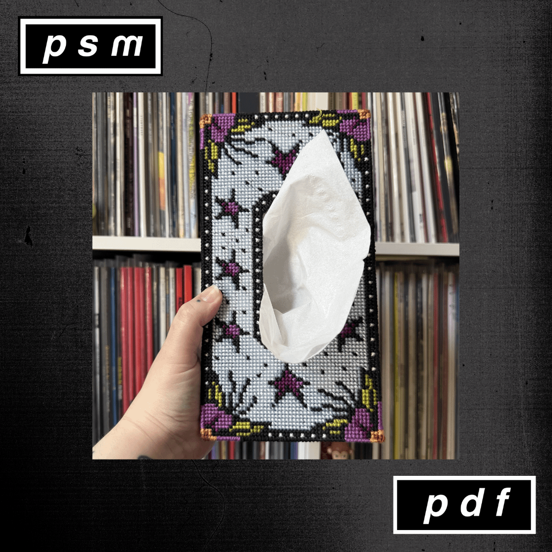 Lucky Dog Plastic Canvas Tissue Box Cover Pattern product image (2)