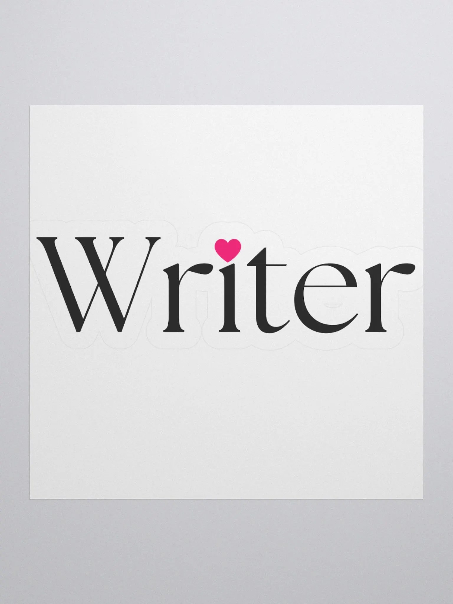 Writer Sticker product image (1)