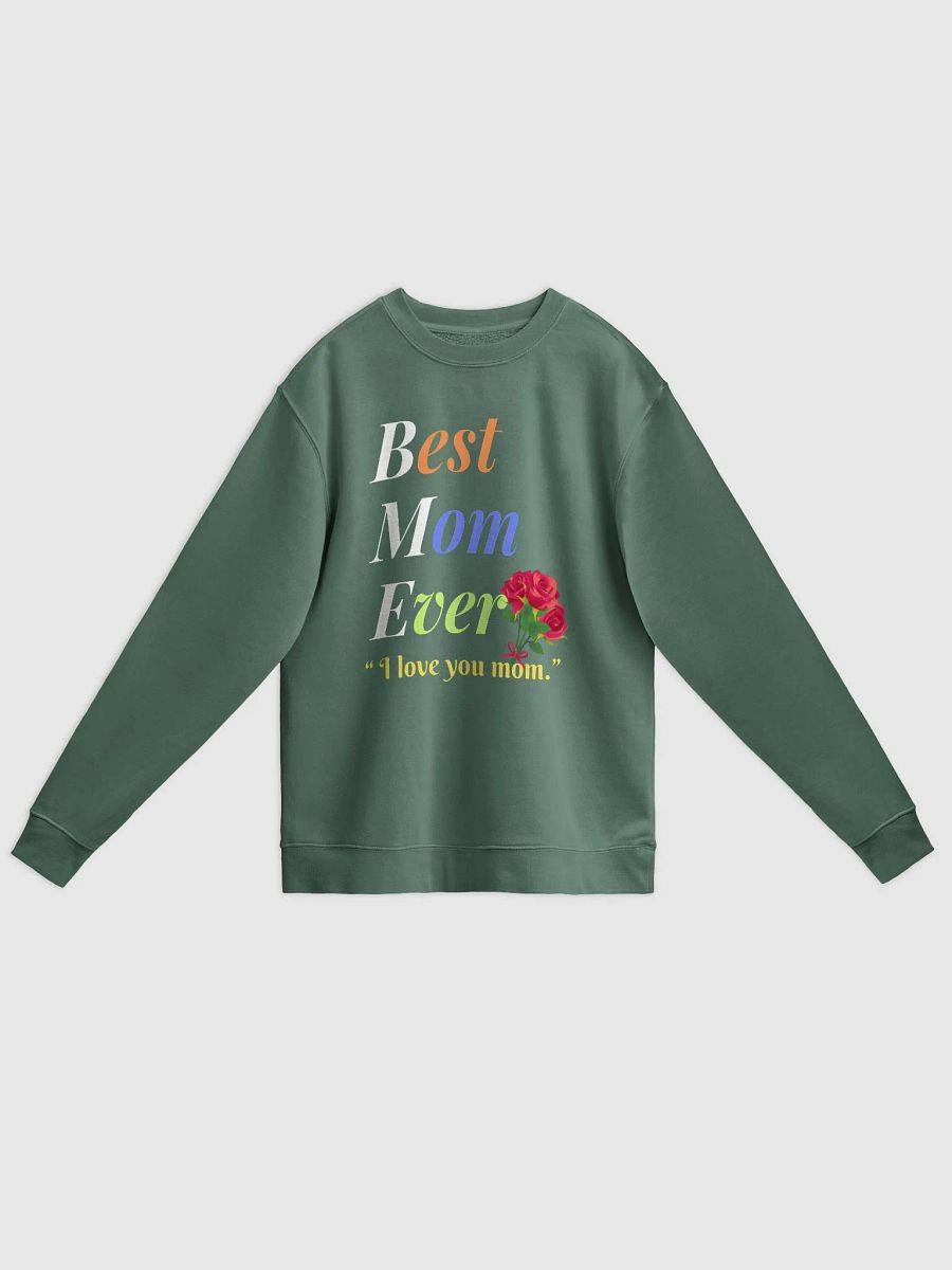 Best Mom Ever Unisex Midweight Pigment Dyed Sweatshirt product image (1)