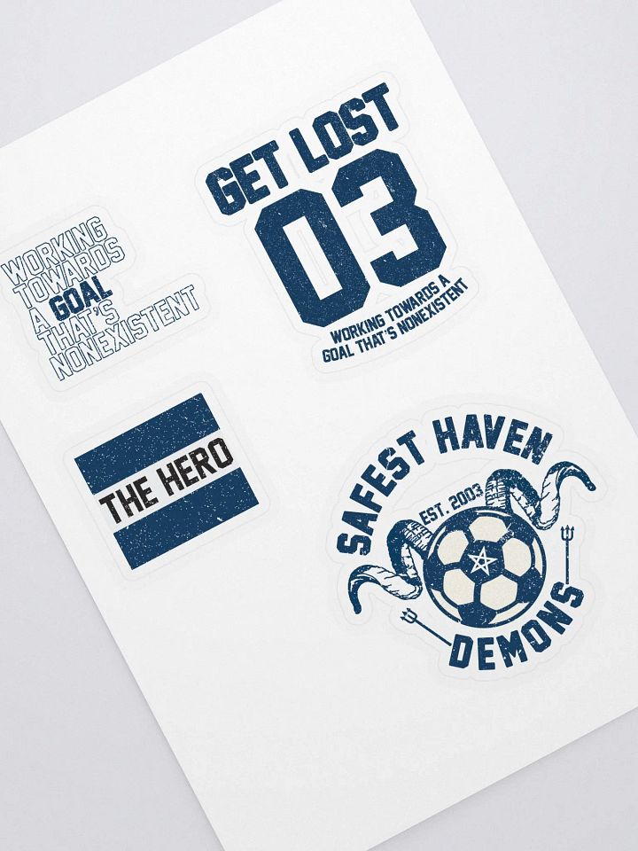 safest haven demons die cut transparent stickers product image (1)