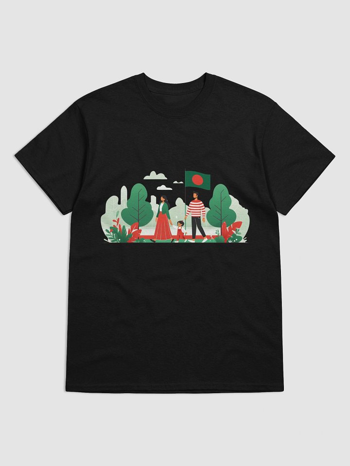 Bangladeshi Family Walking in Park – T-Shirt product image (1)