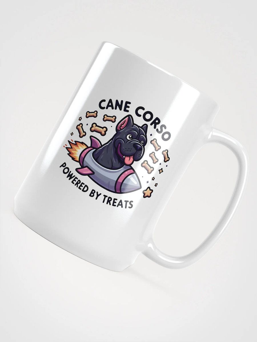 Cane Corso Powered by Treats Mug – Fun Dog Lover Gift product image (4)