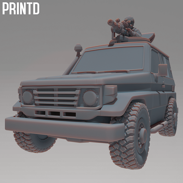 Multipurpose SUV - Modern Warfare Wargame Hobby Resin Scale Models product image (1)