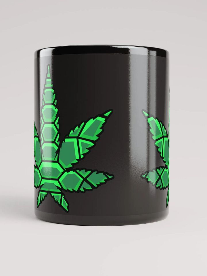 Leaf Black Glossy Mug product image (2)