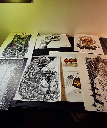 Happy Sunday! I was doing some archiving and organizing of my workspace and thought it was cool seeing all these originals to...