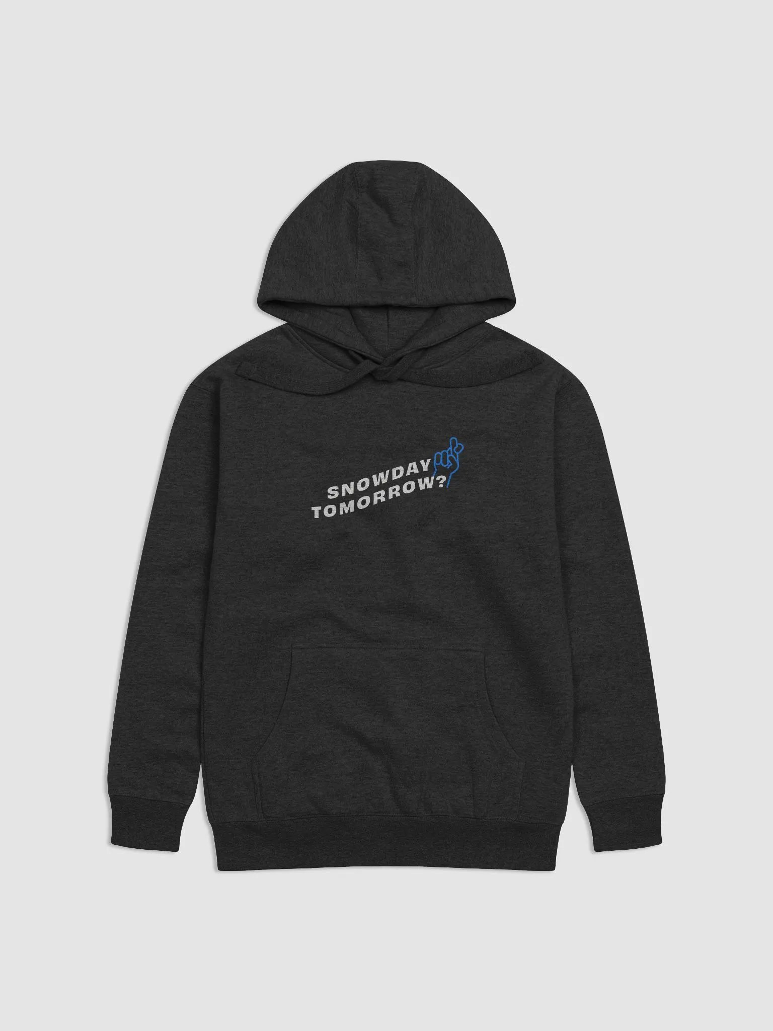 BNW - snowday tomorrow, black, hoodie product image (1)