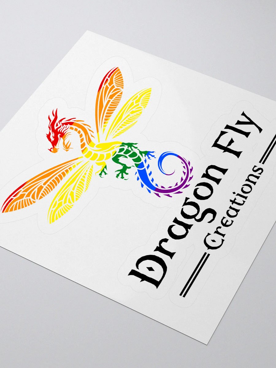 Dragon Fly Creations Pride Sticker product image (2)