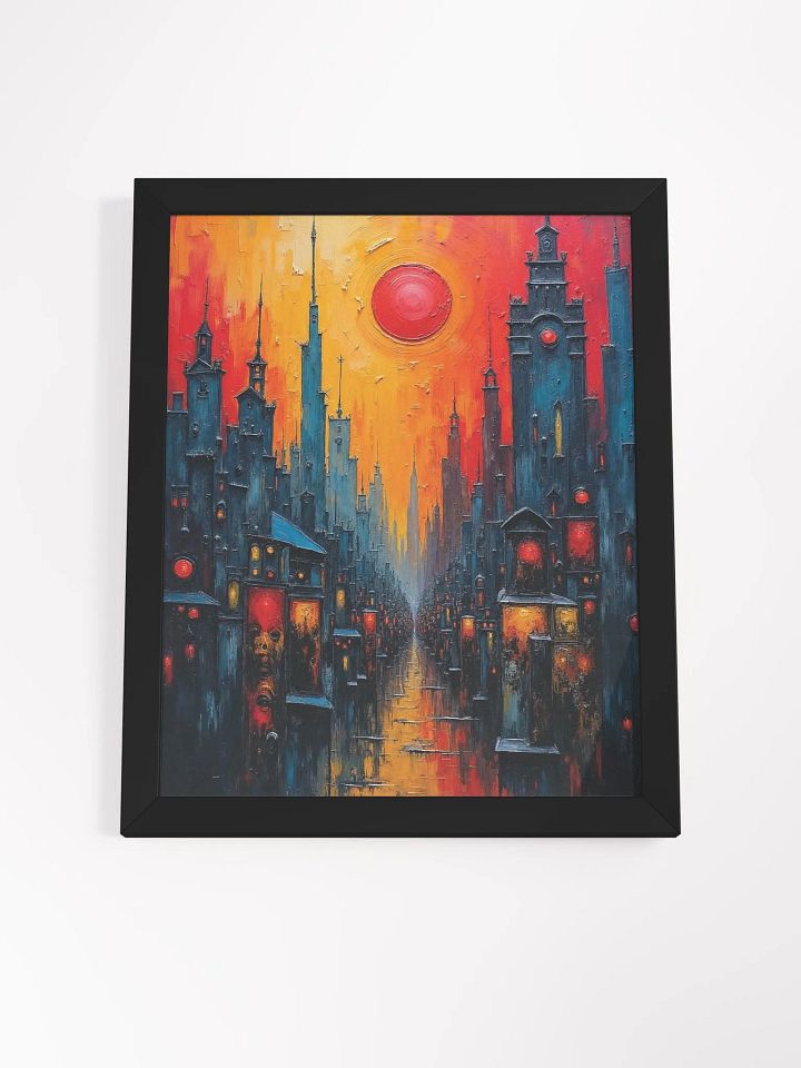 Sunlit Metropolis Framed Print product image (1)