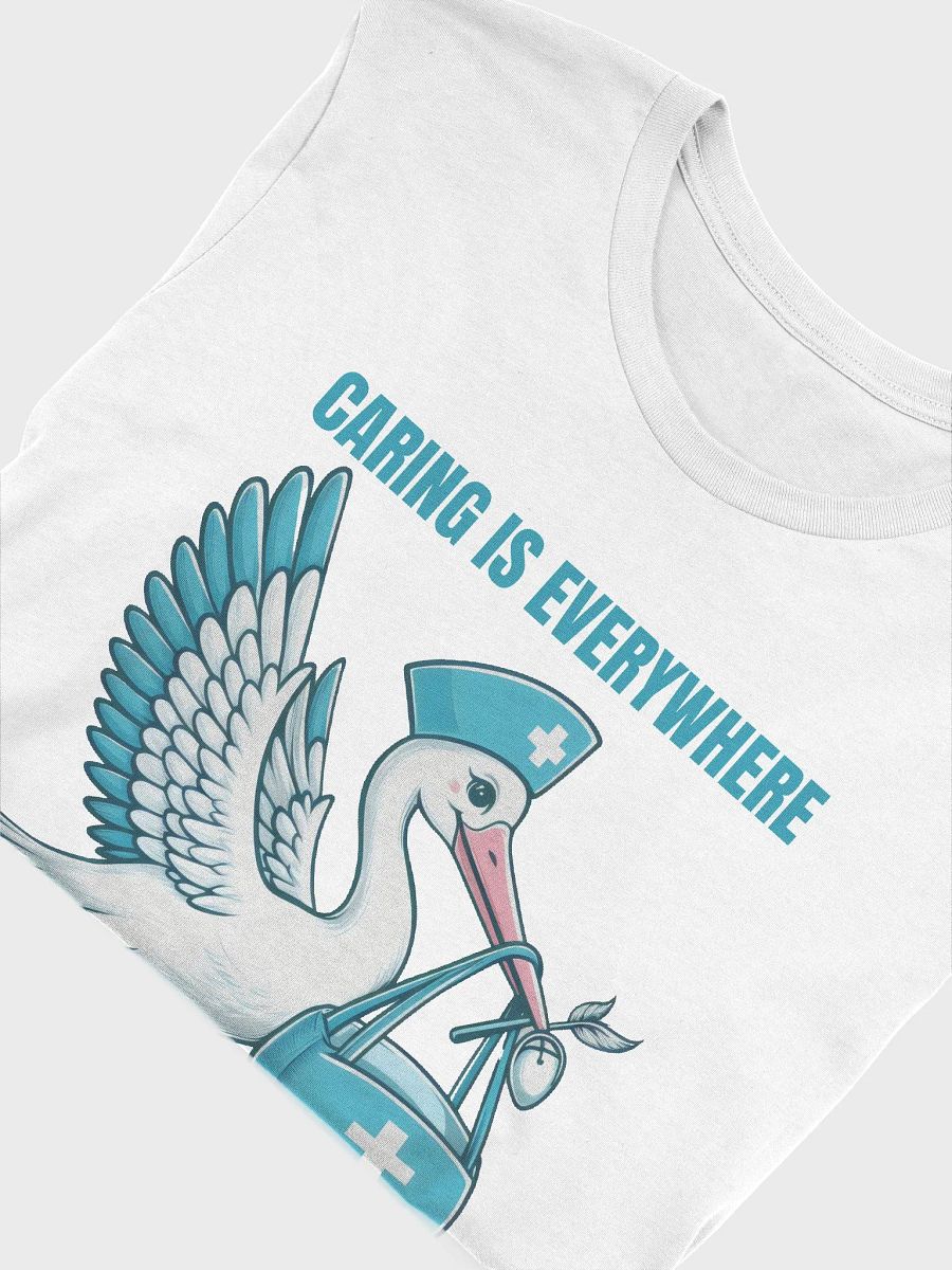 Caring is Everywhere Stork Nurse T-Shirt product image (49)