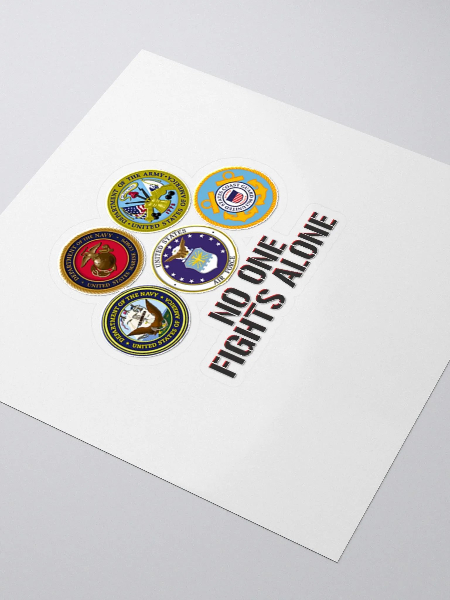 No One Fights Alone - Stickers product image (8)