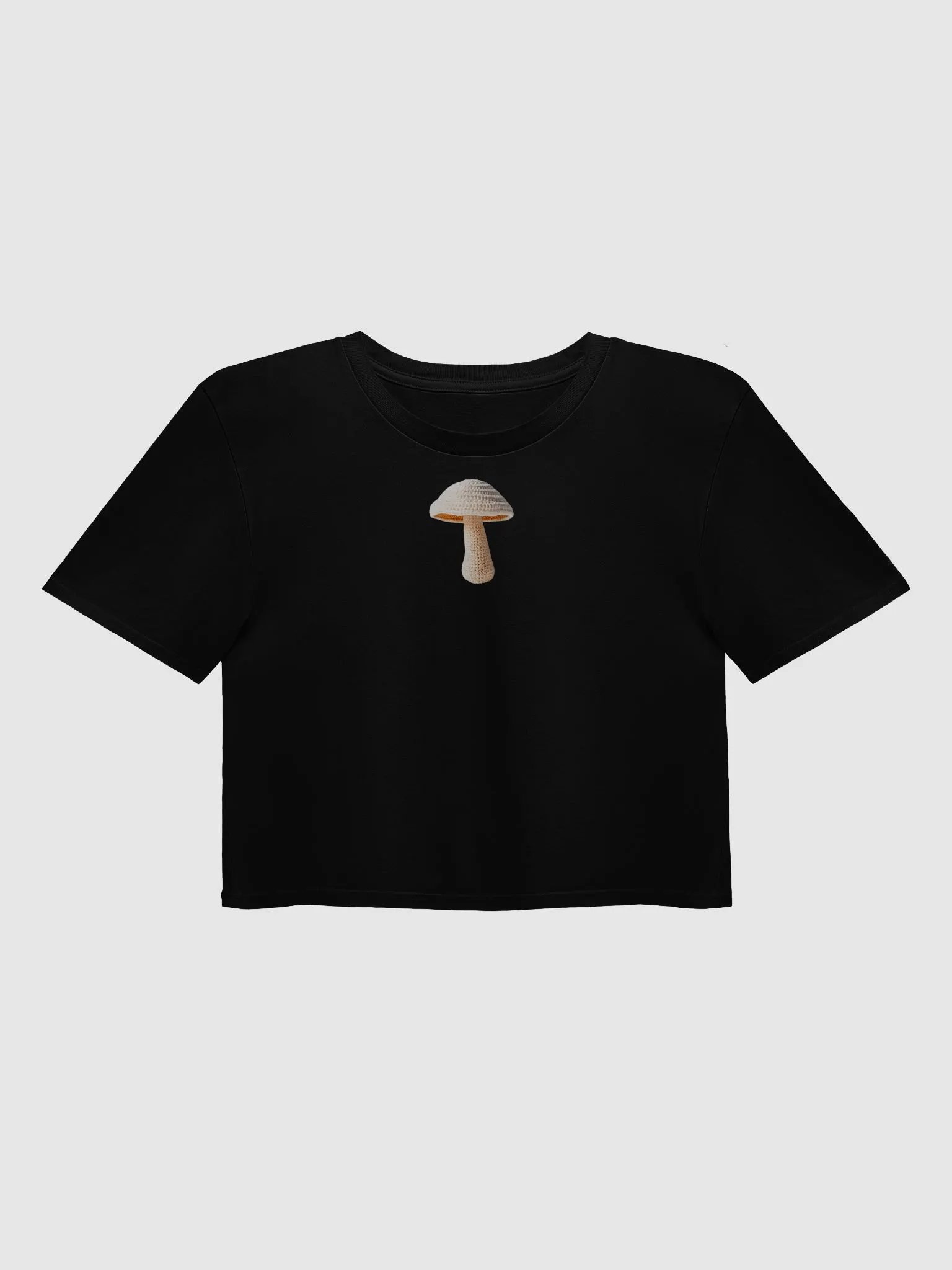 CozyAvocado Women's Premium Mushroom Crop Top #1 product image (1)