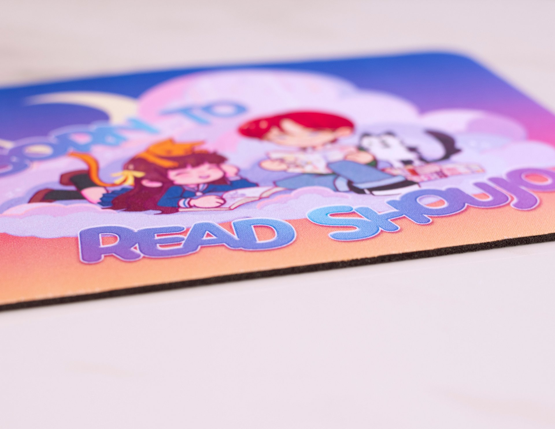 Born to Read Shoujo Mousepad (Night Version) product image (4)