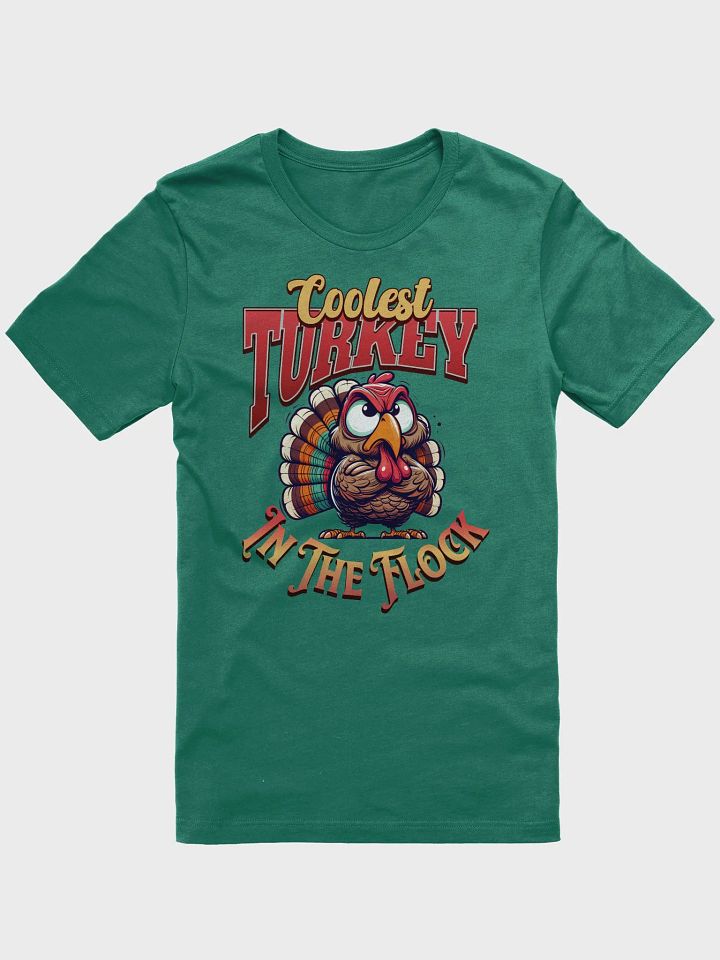 Coolest Turkey in the Flock Cartoon T-Shirt product image (25)