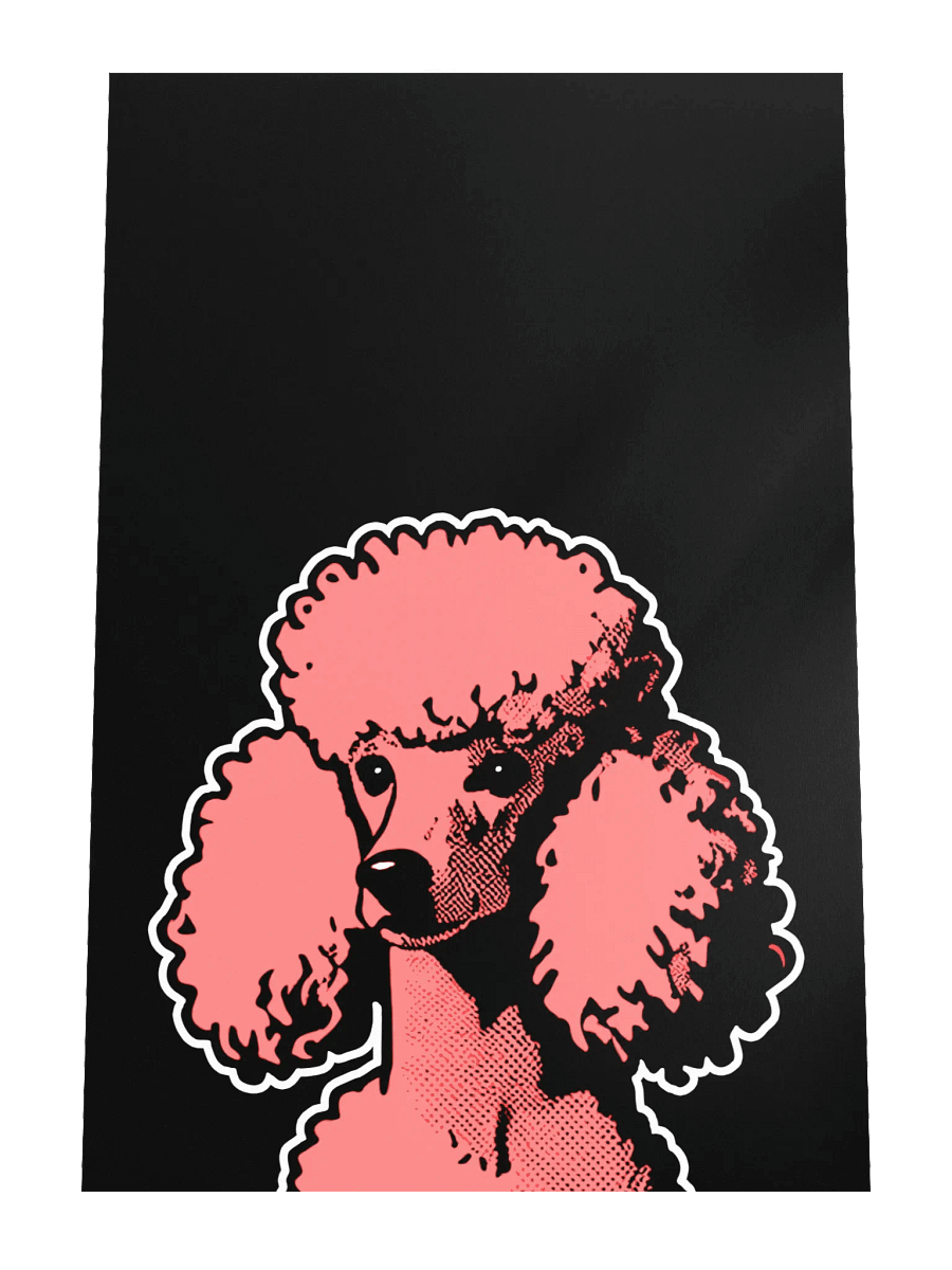 24" x 36" Pop Art Poodle Print / Frame Not Included product image (4)