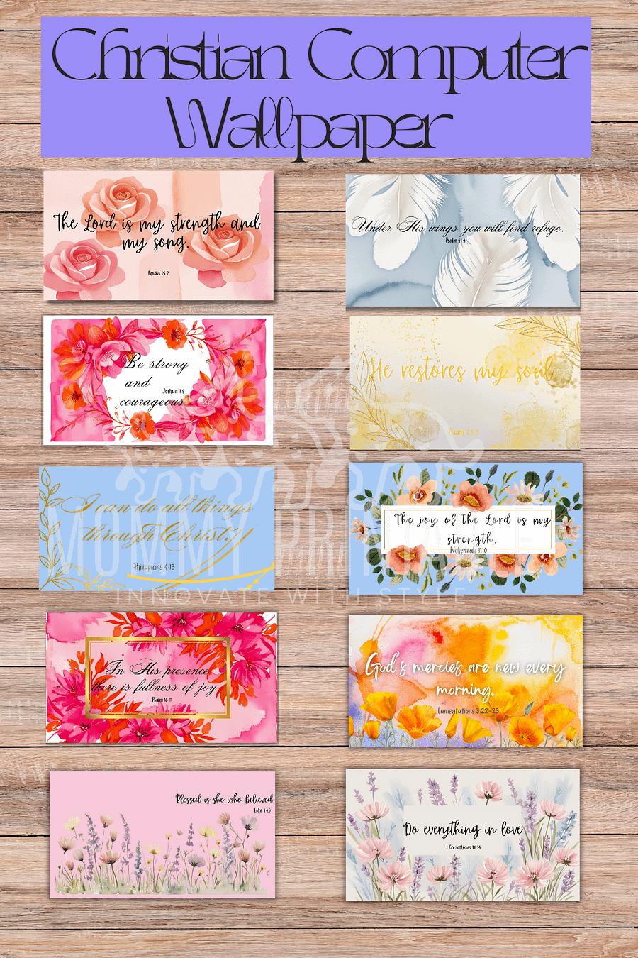 Aesthetic Scripture Wallpapers – Phone & Desktop Bundle product image (6)