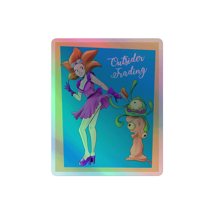 Volt Pinup Holographic Sticker product image (2)