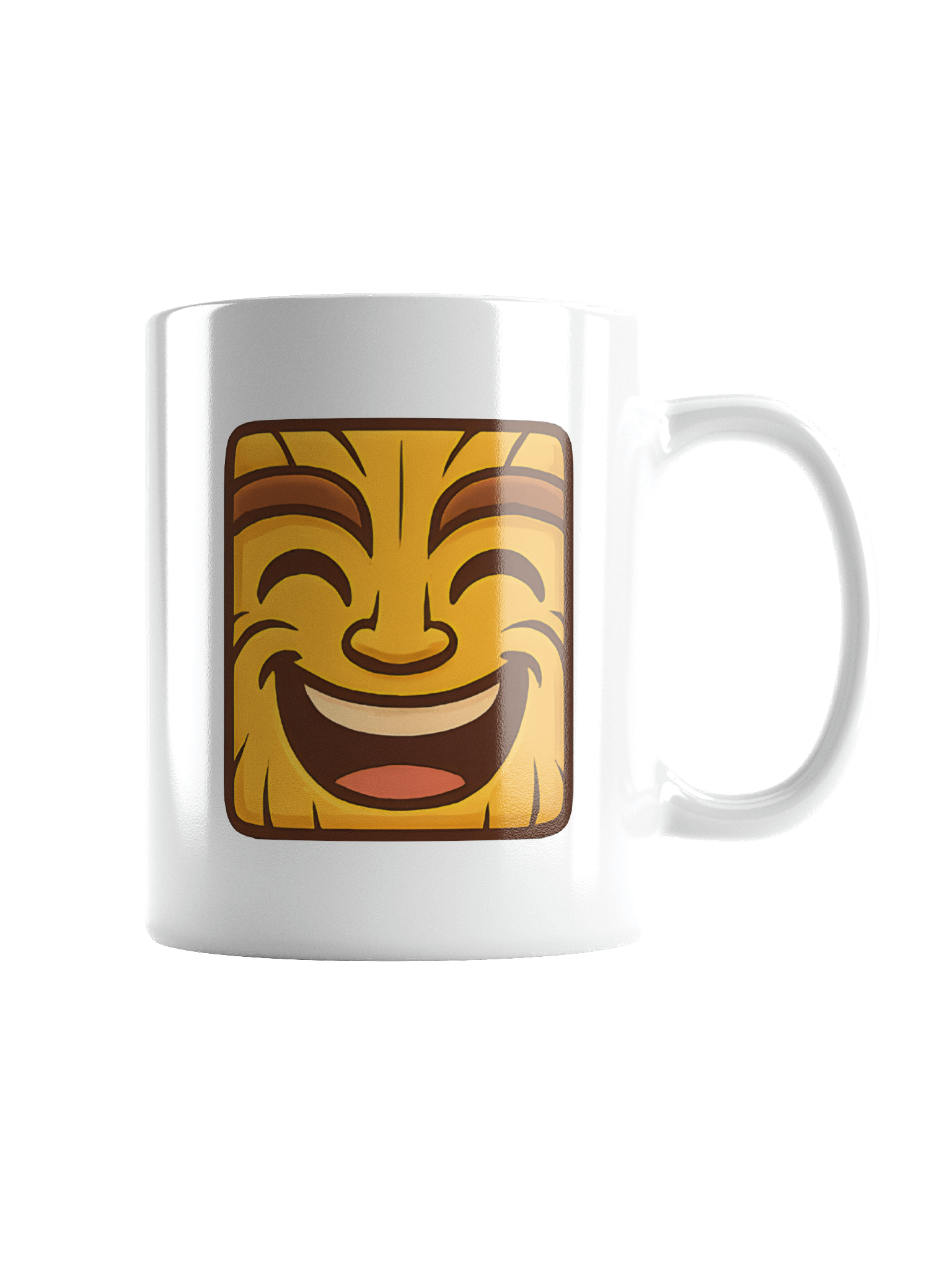 Happy Silly Tiki Emoji Mug - 3 Sizes! product image (2)