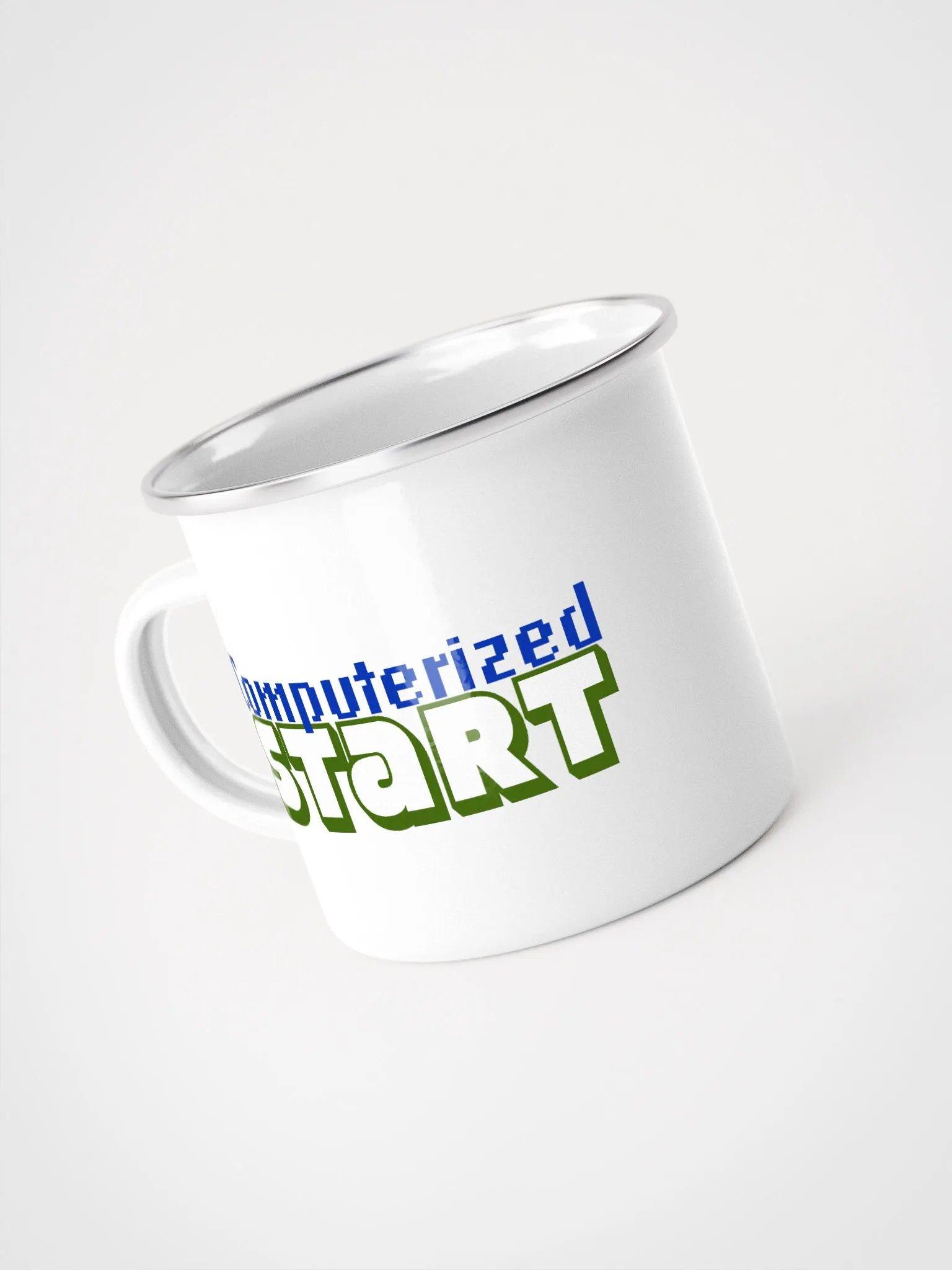 Computerized Start™ Enamel Mug product image (4)