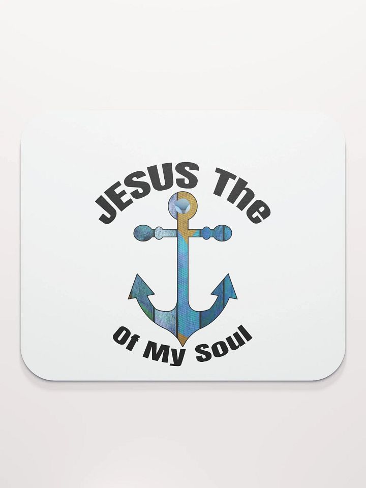 Nautical Luxe Anchor Mouse Pad product image (2)