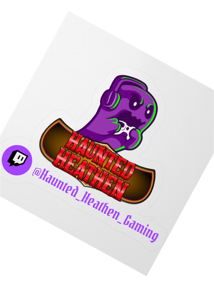 Haunted Logo Sticker product image (4)