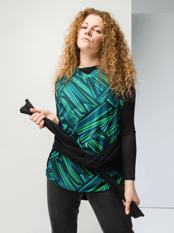 Aqua Angles | Recycled Unisex Basketball Jersey product image (1)