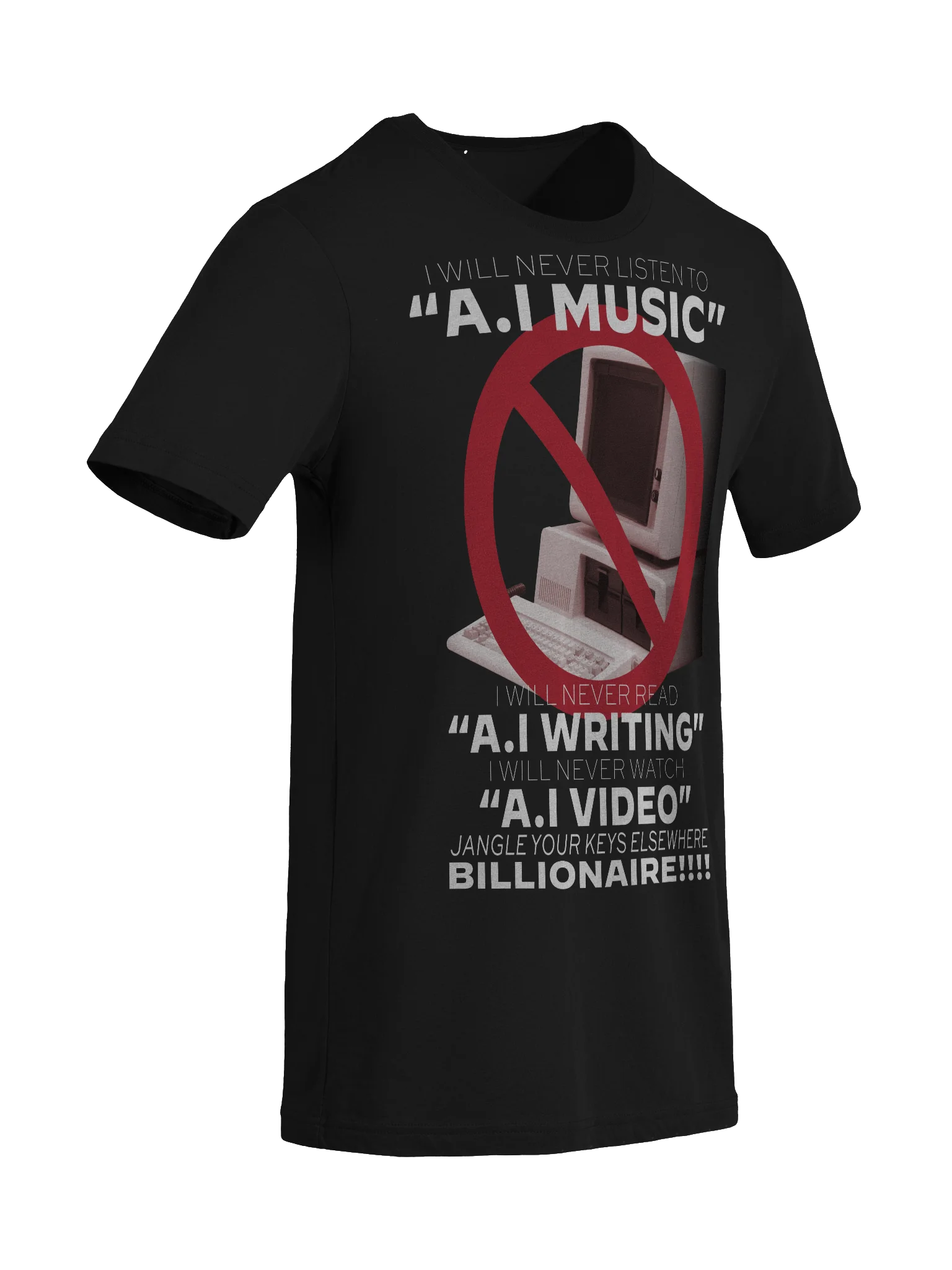 I WILL NEVER LISTEN TO AI MUSIC "TRIBLEND" product image (9)