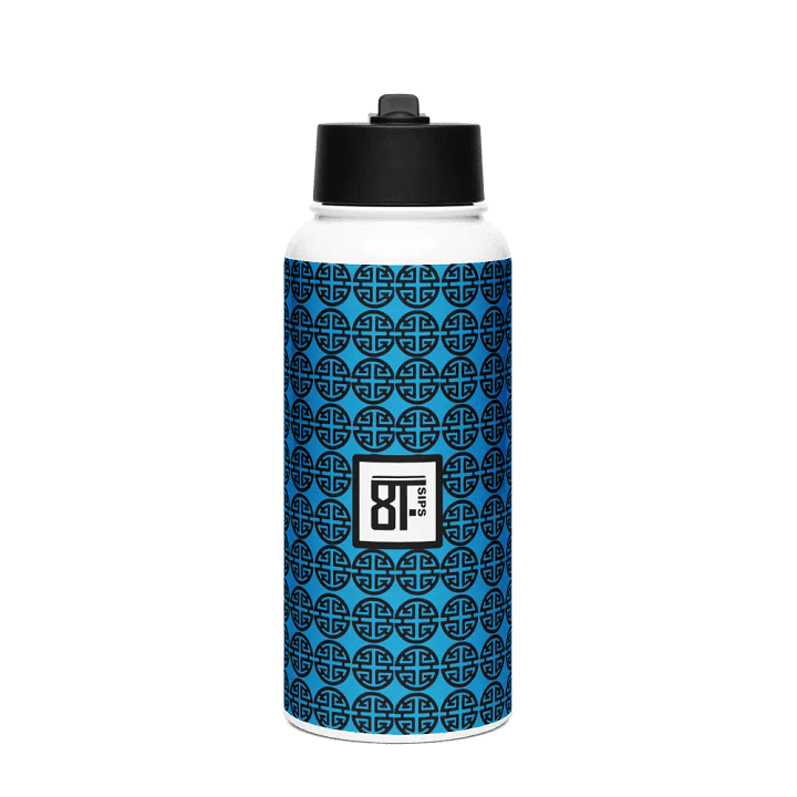 8T Sips Prosperity Stainless Steel Water Bottle product image (1)