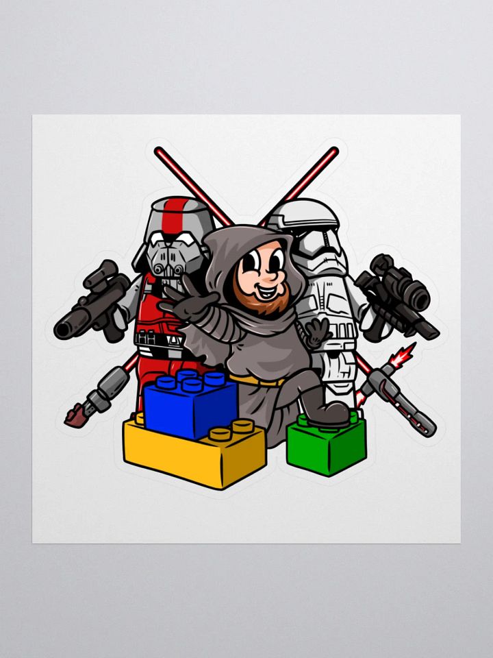Cartoon lego Sticker product image (1)