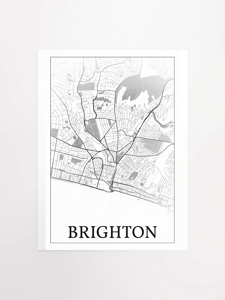 Brighton, England, city map print product image (2)