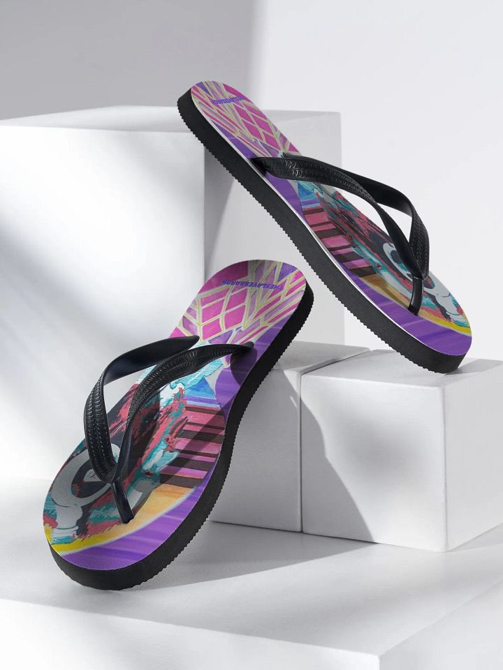 TheSlayerBaron's Vaporwave Flip-Flops! product image (1)