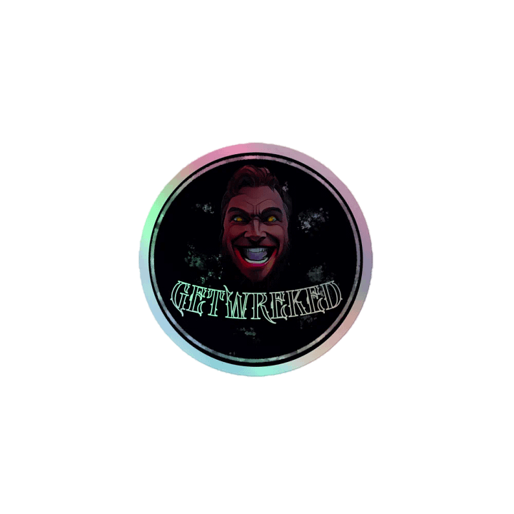 Get Wreked Badge Sticker product image (1)
