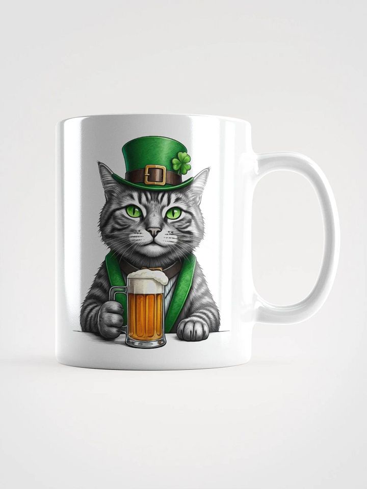 St. Patrick's Day Cat Mug product image (2)