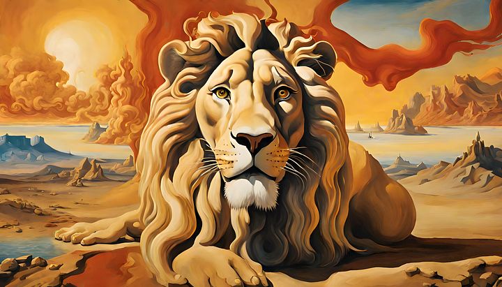 Leo's Galactic Royalty: Cosmic Grandeur Coronates Your Fierce Pride product image (1)